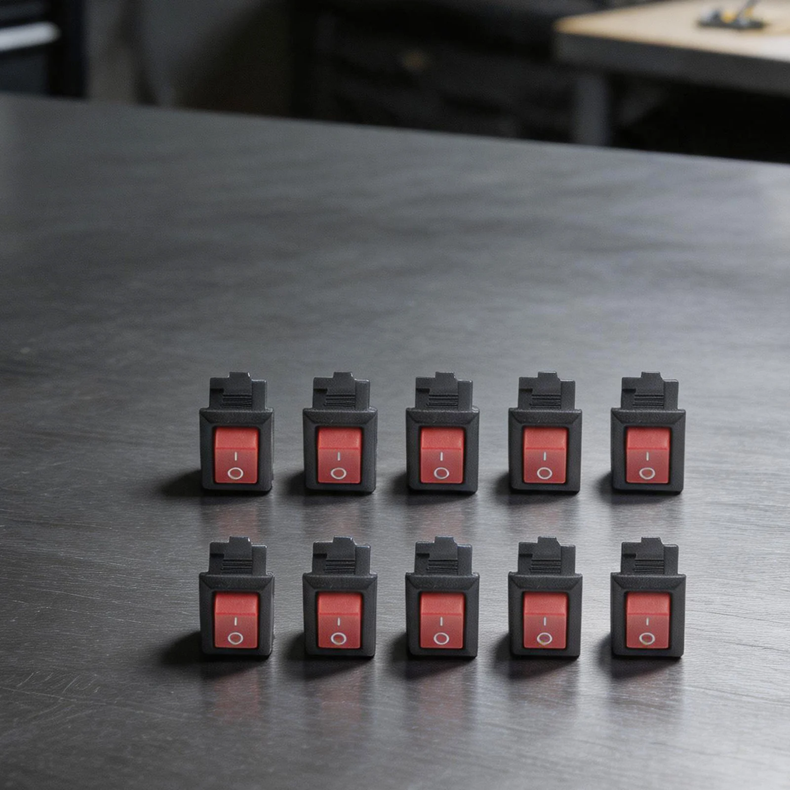 Control Panels 10*15mm 0.4*0.6 Inch SPST Switch High Performance Rocker Switch 250V for toggle Switch 2-pin Configuration