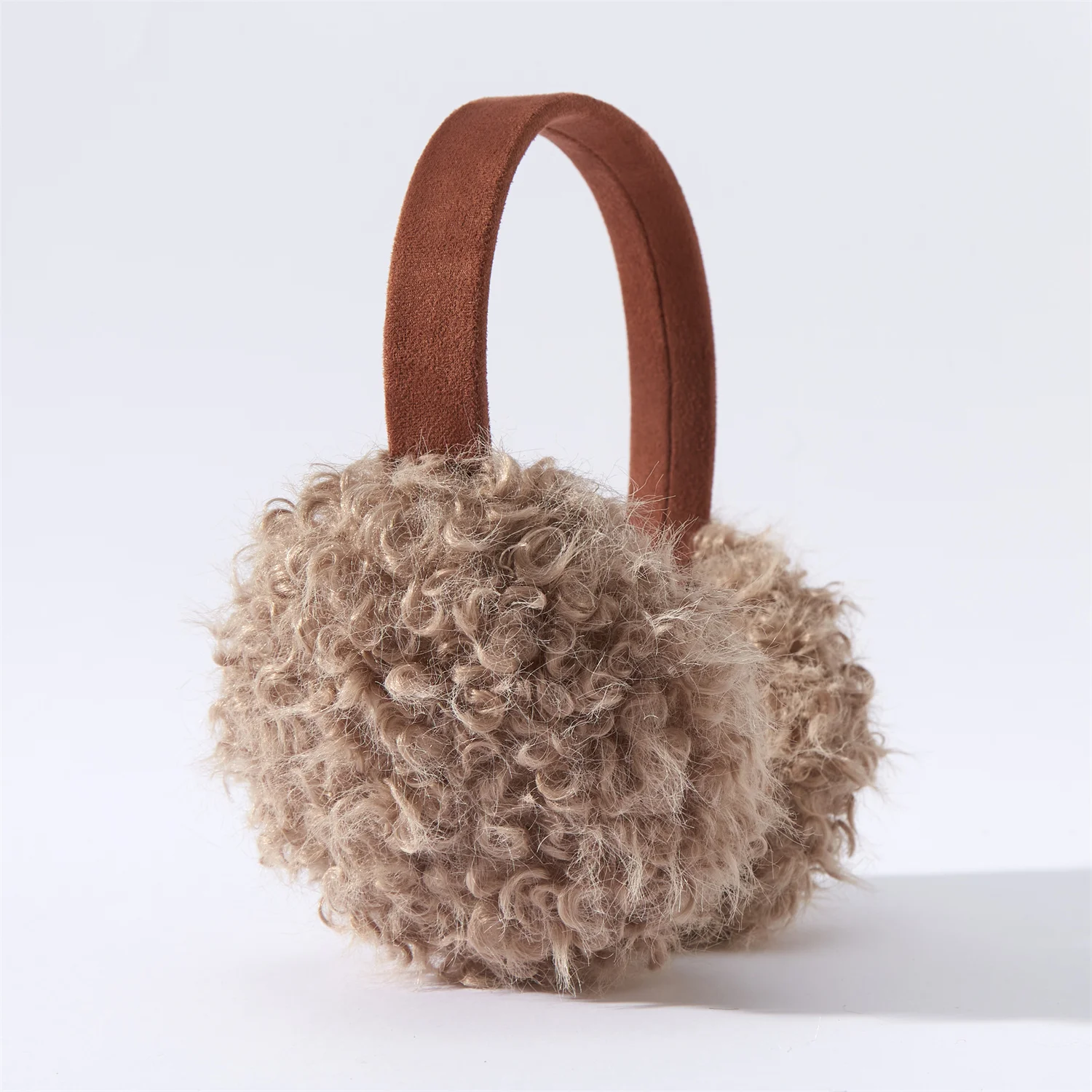 안지 신상 곱슬 플러시 귀마개 겨울 실용 방풍 따뜻한 접이식 남녀 공용 패션 야외 액세서리