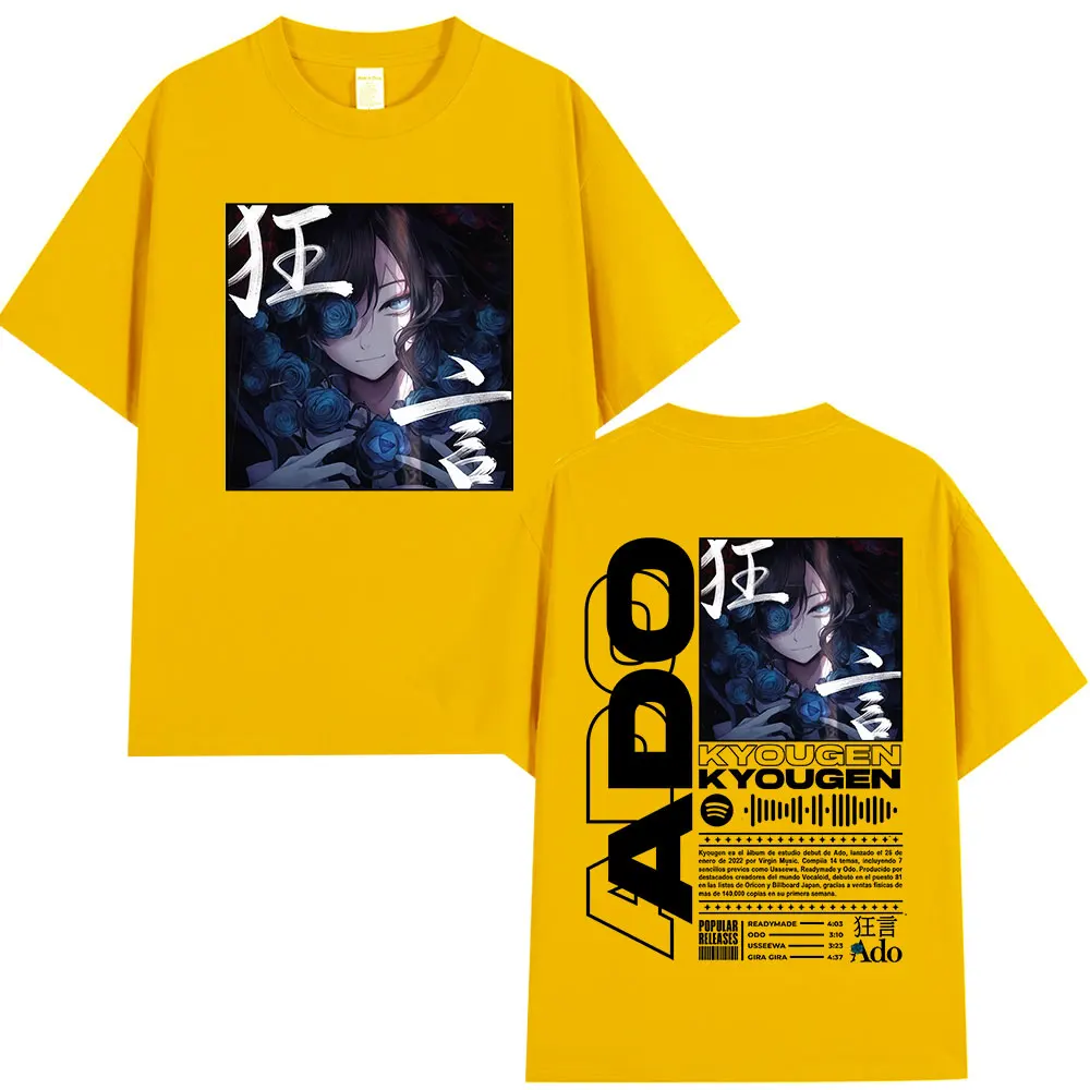 Ado Hibana Kyougen World Tour 2025 T Shirt Men Women Clothing