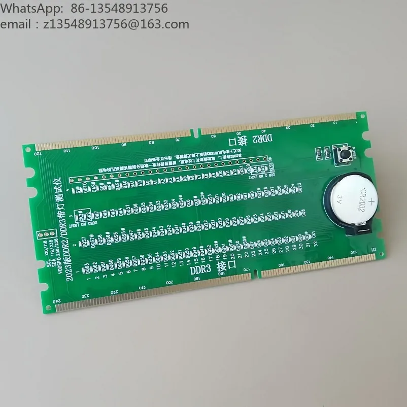 DDR4/DDR5 with lamp test card main board memory slot detection tool desktop computer chip diagnostic tester