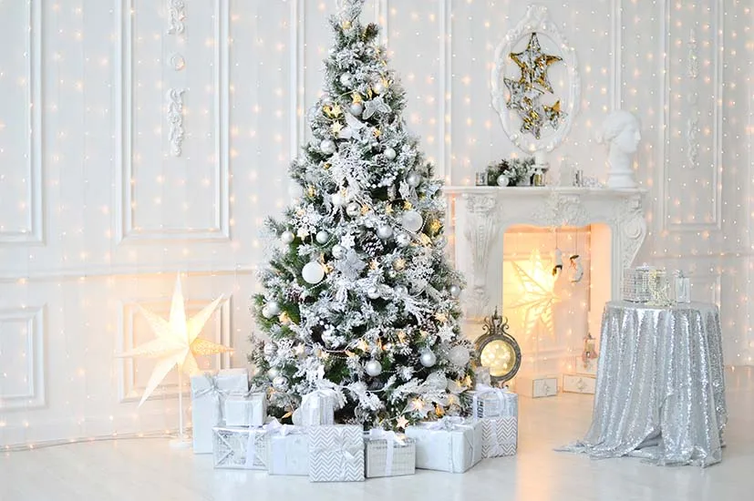 Фон для фотосъемки с надписью "Merry Christmas"