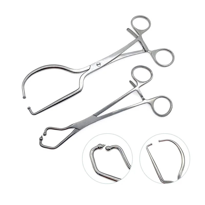 

Plate Locking Forceps Half Ring Forceps with Ball Plate Holding Forceps Orthopedic Instrument