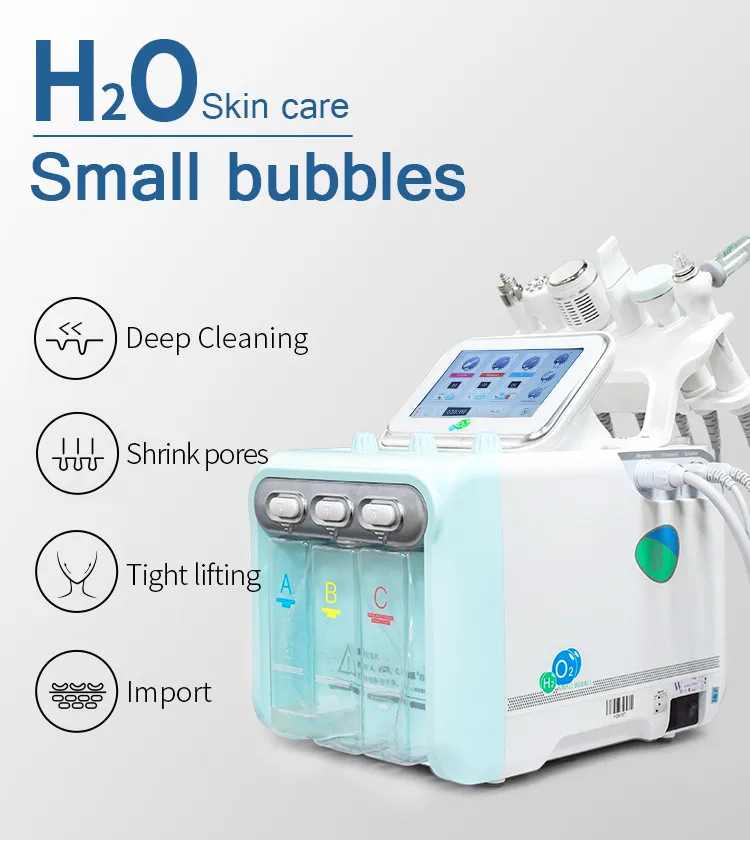 SPA Small bubble beauty Machine H2O2 Micro Bubble Machine Skin Care Microdermabrasion hydra face spa machine