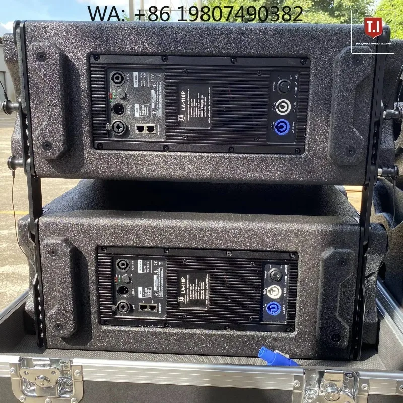 Single 10 Inch Active Line Array Speaker, dedicated professional sound equipment for church indoor venues