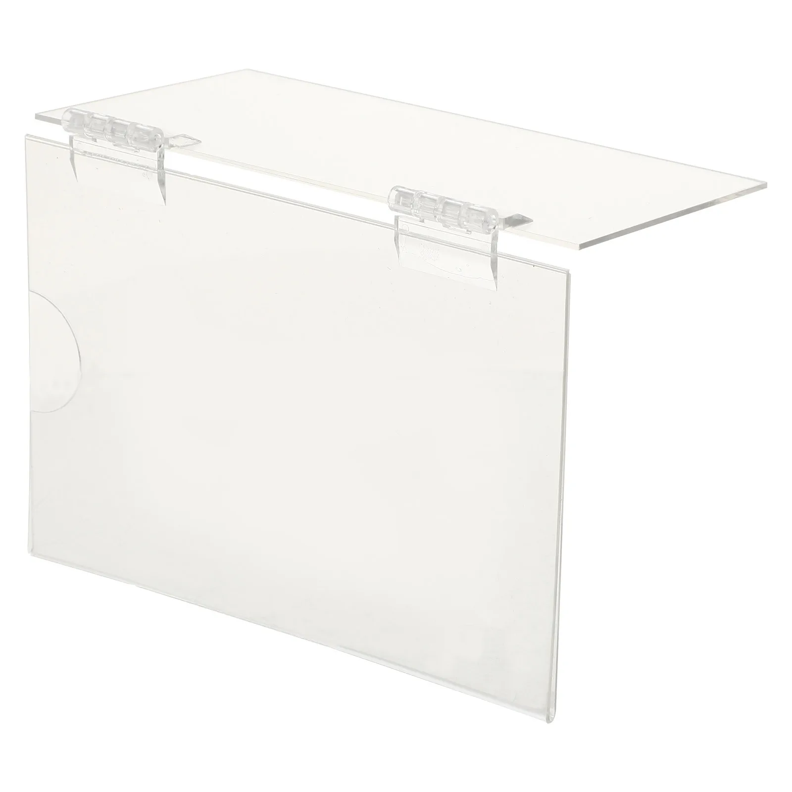 

1Set Transparent Acrylic Label Holder Price Display Board for Retail Shops Supermarkets Product Tags Product Label Holder