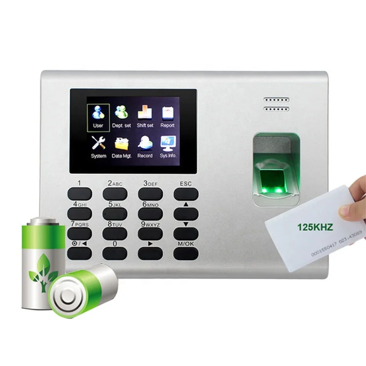 

июля005 ZK Teco K40 Бесплатное программное обеспечение Резервная батарея для офисного сотрудников Биометрический сканер отпечатков пальцев Учет рабочего времени Часы-рекордер T