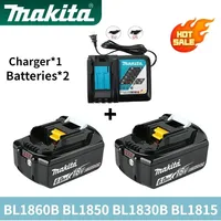 Makita Latest Upgraded BL1860 Rechargeable Battery 18V 6.0Ah Lithium for Makita 18V Battery BL1840 BL1850 BL1830 BL1860B LXT400