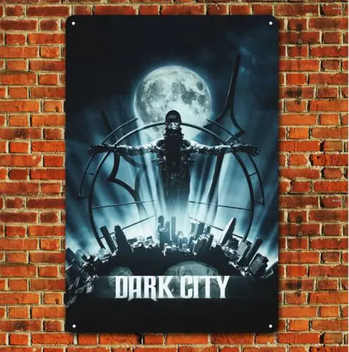 Dark City Movie Metal Poster Tin Sign - 20x30cm Collectable Plate sign sign