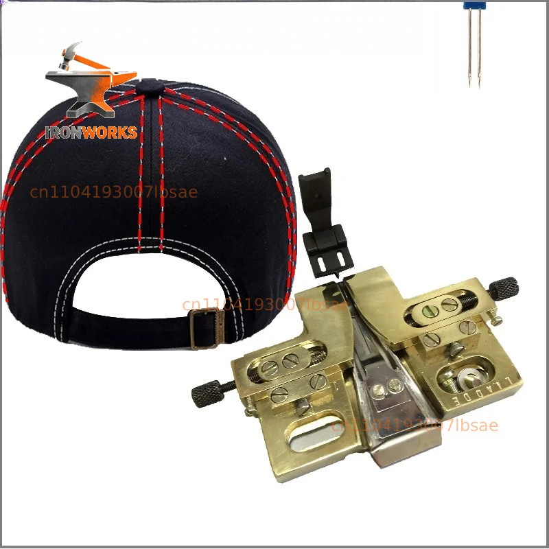 Twin Sewing Machine Folder Guide Binder, Practical Guide Binder for Cap Making Machine