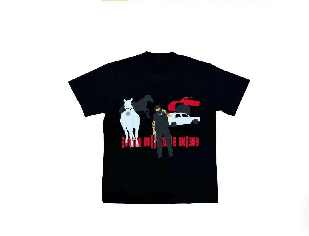 

2026 CPFM Yeat Lyfestyle T-Shirt 3D Foam, футболка с короткими рукавами и принтом, ограниченная серия, TX1634