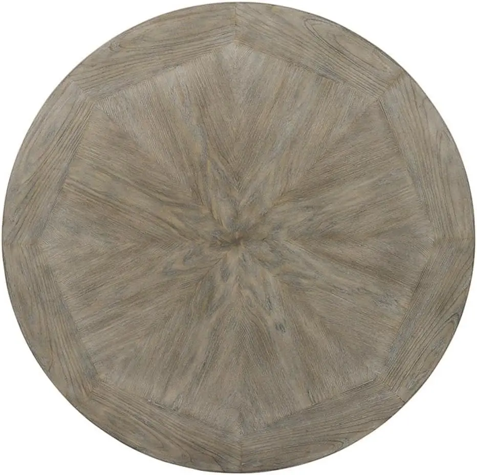 -Table de pub en métal et bois Linon Franklin en étain