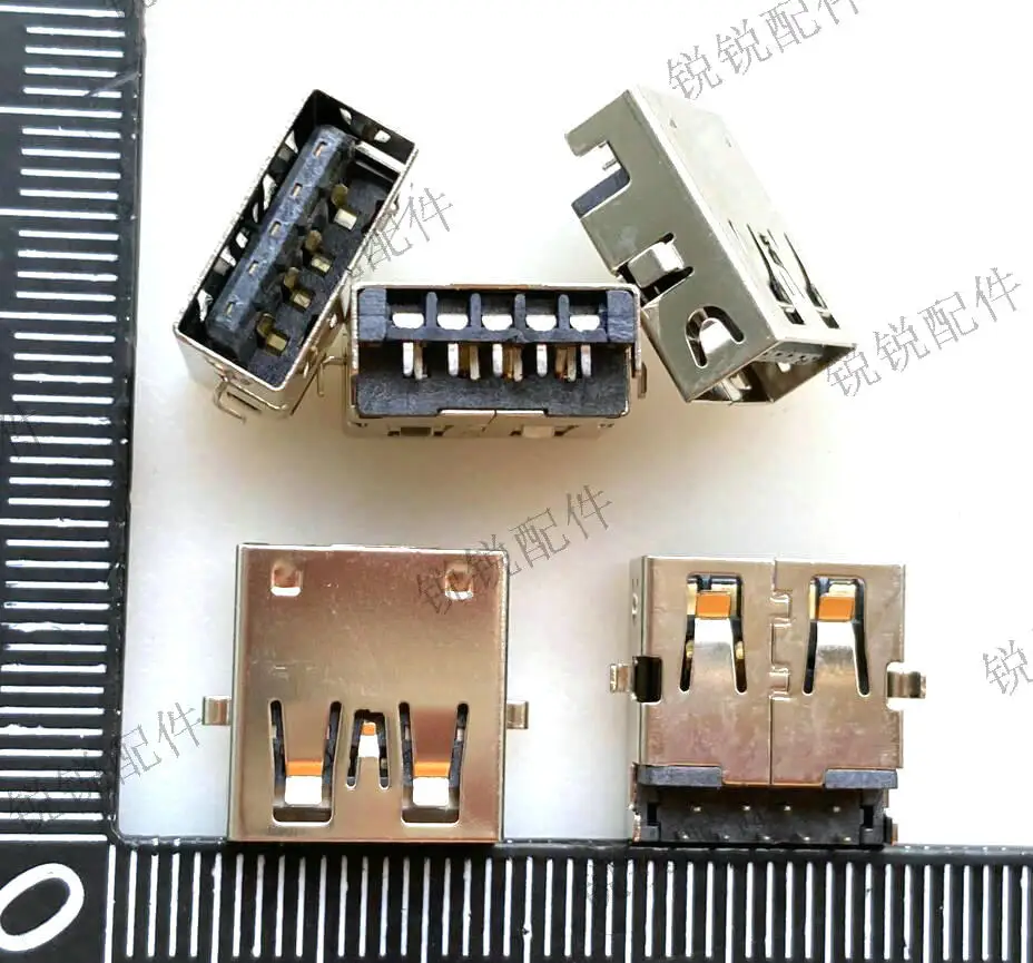 For laptop USB3.0 port USB3.0 female 9P socket Countersunk board short body A female connector