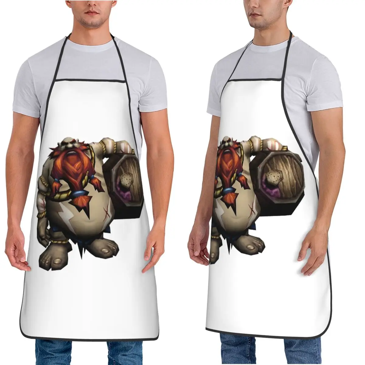 Gragas Alpha League Of Legends Apron Chef Cooking Cuisine Tablier Sleeveless Bib Kitchen Cleaning Pinafore