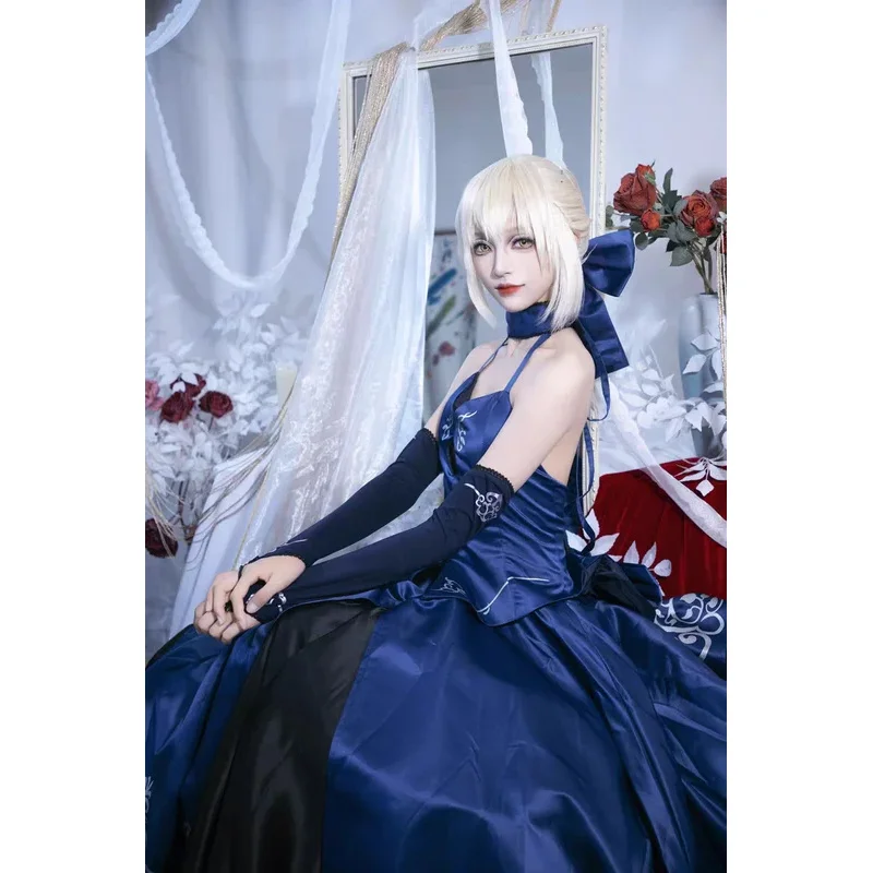 

CyFulujiacos Black Saber платье фехтовальщик Altria Pendragon карнавальный костюм
