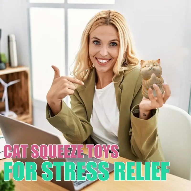 Gatto Spremere Giocattolo Elastico Sensoriale Agitarsi Giocattoli Agitarsi Agitarsi Giocattolo Divertente Lento Aumento Elastico Giocattoli Alleviare Lo Stress Giocattoli Sensoriali Per