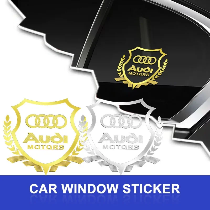 

Wheat Logo Car Sticker Gold/Silver Emblem Side Badge Decal VIP For Audi TT Q2 Q3 Q5 Q7 Q8 A3 A4 A5 A6 A7 R8 B5 B6 B7 B8 C5 C6 C7