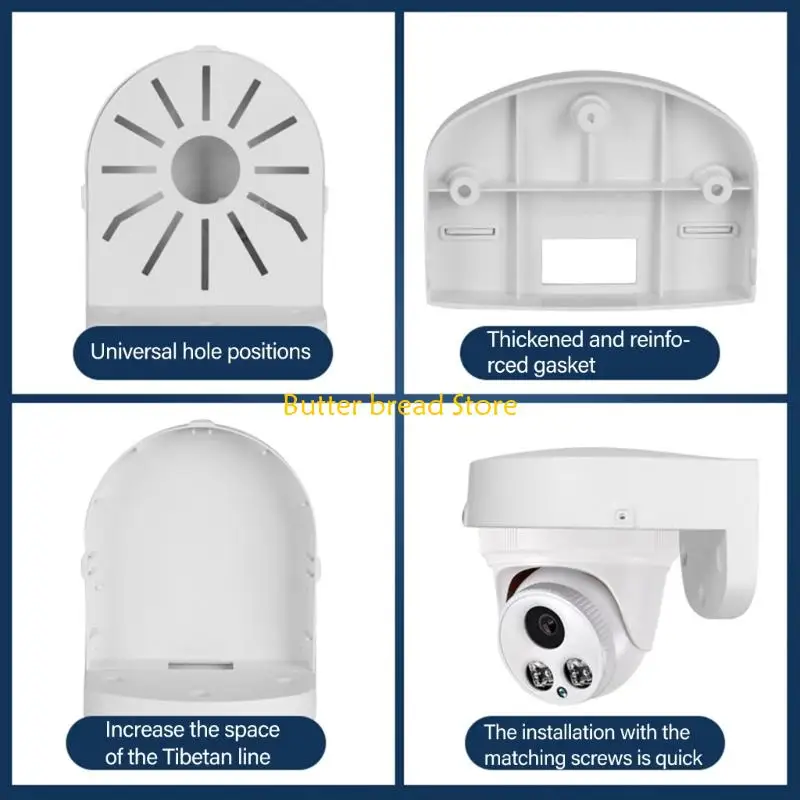 W89C Einstellbare Hochleistungs -Plastiküberwachung Kamera -Halterung Rack Ständer wasserdicht