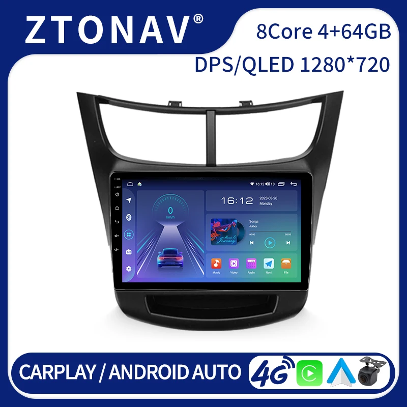 

Car Radio For Chevrolet Sail aveo 2015-2019 Android Screen Media Video Player Headunit Wireless GPS Navi Carplay Auto 2 Din