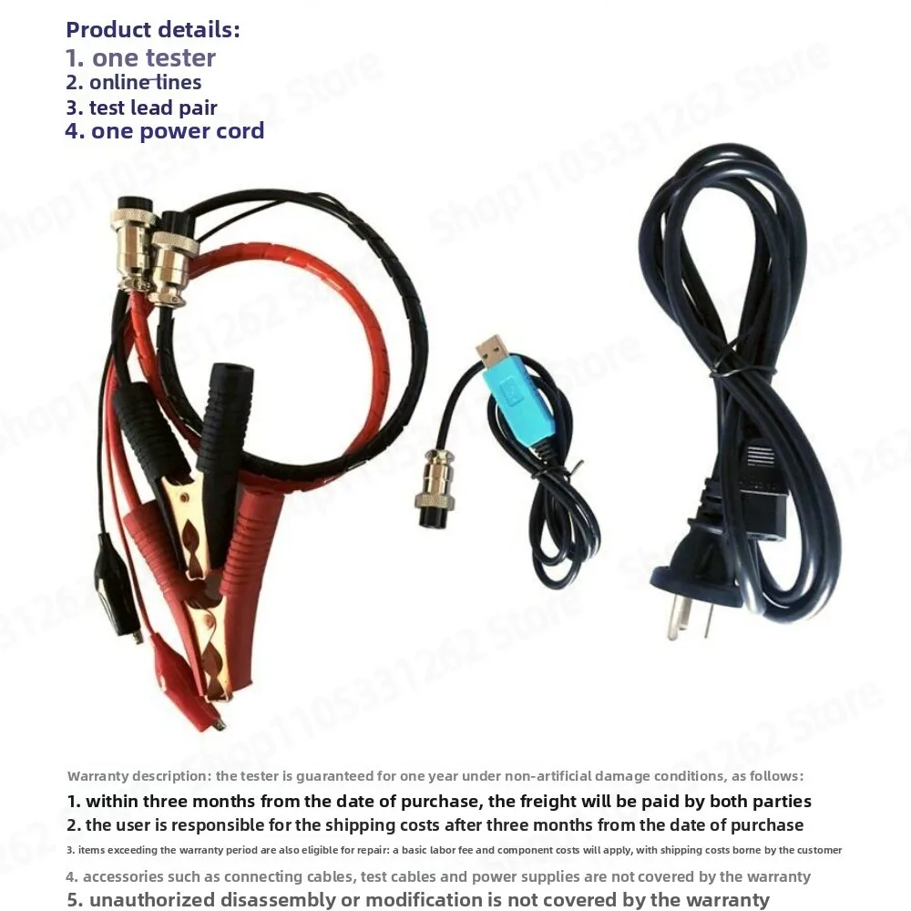 EBC-A40L Battery Capacity Tester 40A 200W 5V Charge Discharge for  Lithium Ion NMC Battery Analysis