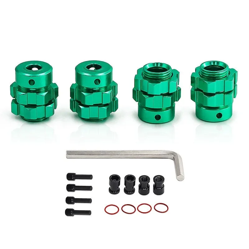 المعادن الموسعة عجلة عرافة مهايئ توزيع المحور 6469 5854 ل 1/10 E-Revo T-Maxx RC ترقية أجزاء السيارة الملحقات