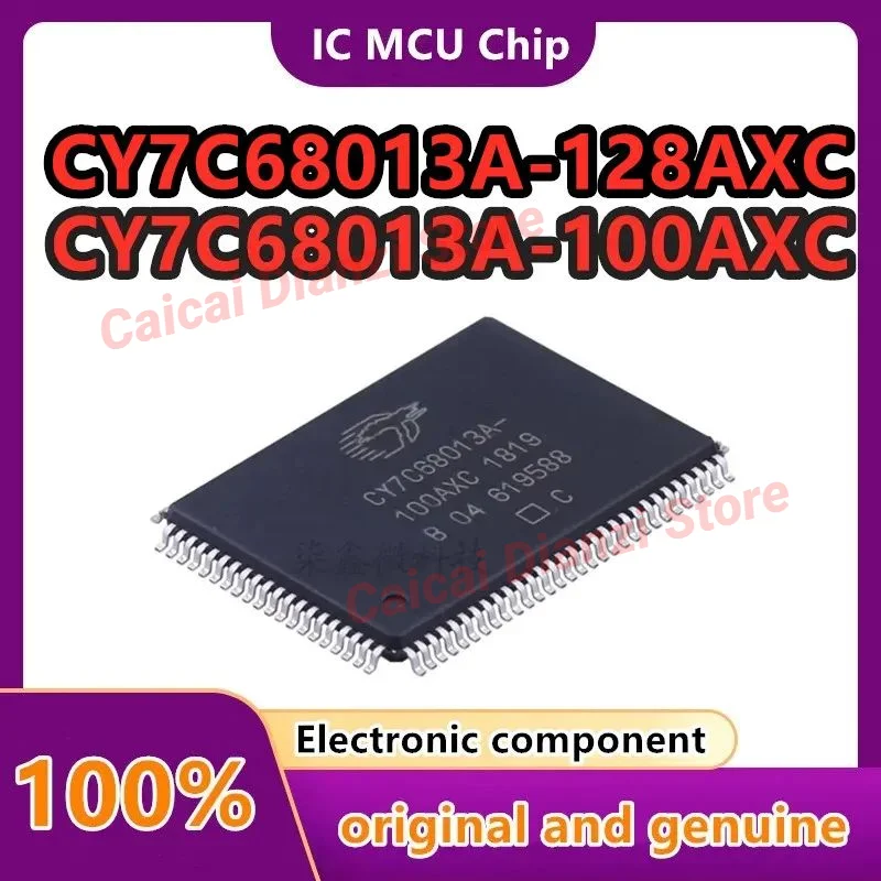 

CY7C68013A-100AXC CY7C68013A-128AXC CPU Bits: 8-Bit ROM Type: ROMless CPU Core: 8051 Main Frequency (MAX): 48MHz 3.3V ~ 5V 10PCS