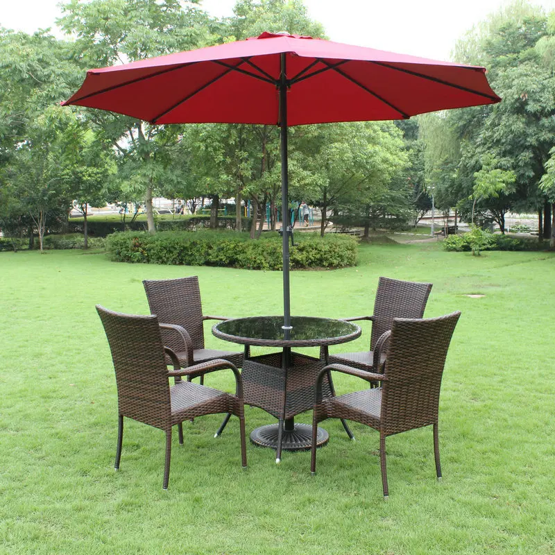 

Outdoor Table and Chair Combination, Leisure Courtyard, Open-air Balcony, Outdoor Garden Furniture, Three-piece Rattan Chair Set
