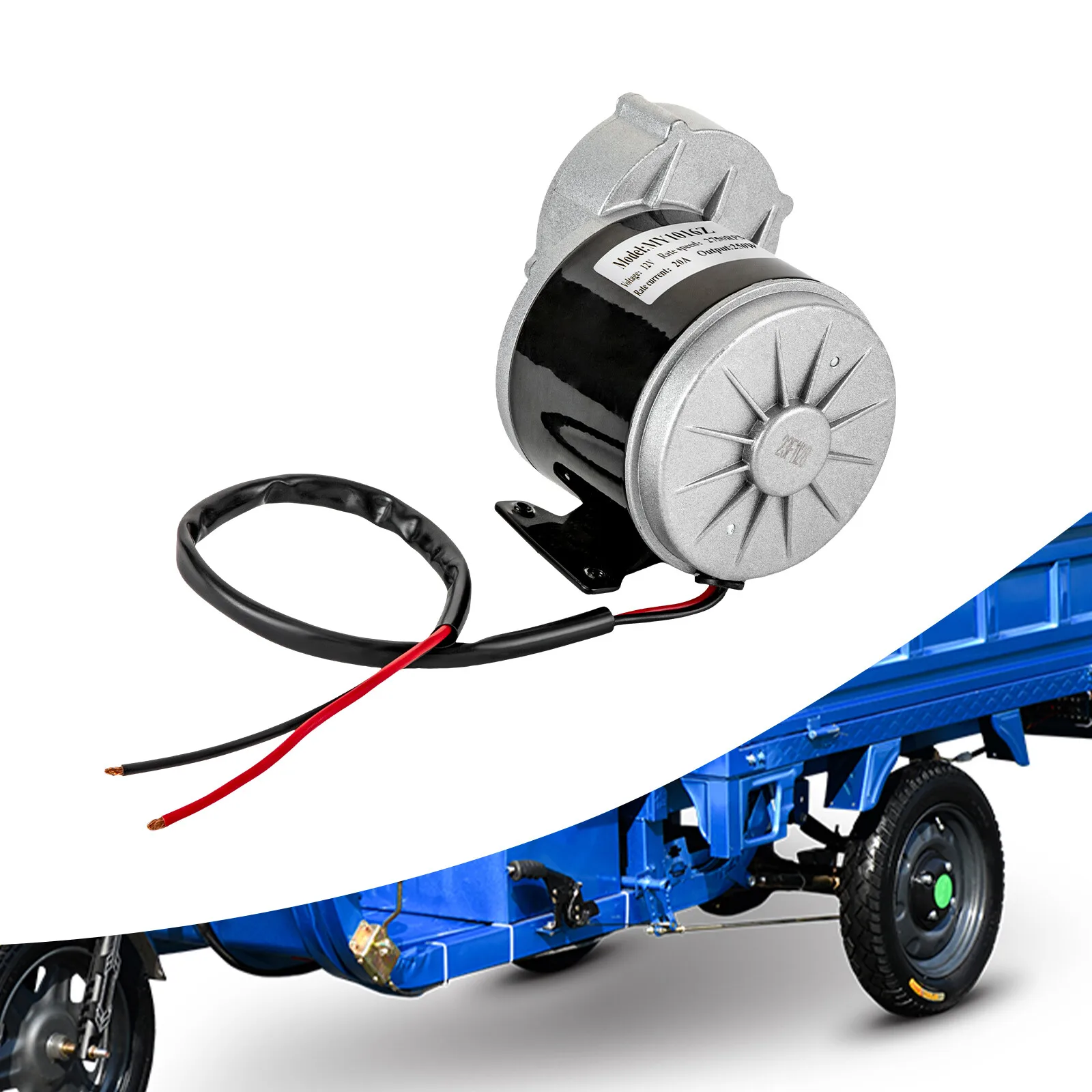 

High Power 12V 250W Gear Reduction DC Motor For E-Bike Scooter ATV