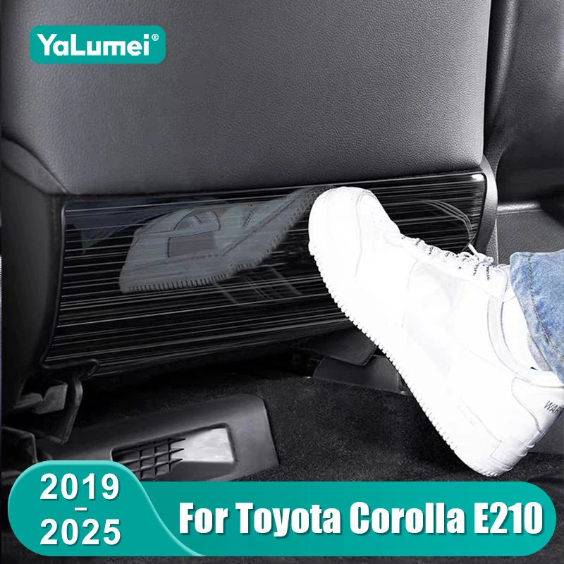 

For Toyota Corolla E210 2019 2020 2021 2022 2023 2024 2025 E 210 Hybrid Car Seat Back Cover Protector Anti Kick Mats Accessories