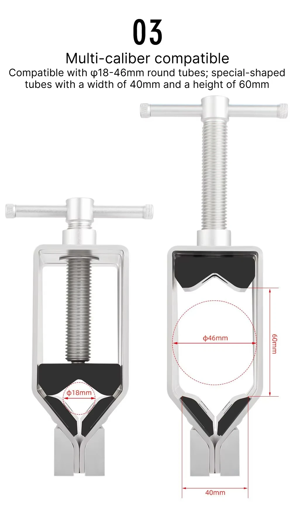 TOOPRE Fahrradgabel-Schaftrohr-Schneidhalter für Straßen- und Mountainbikes, speziell geformtes Werkzeug zum Schneiden von Carbonfaser-Sattelstützen und Lenkern – Detail 8