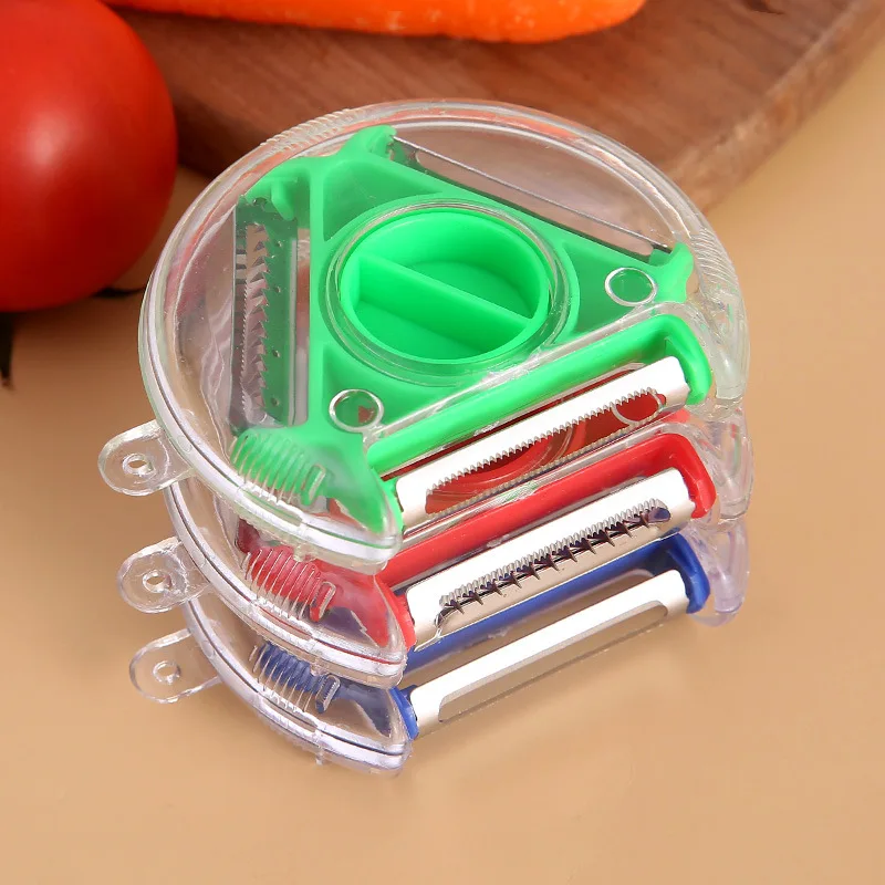 3-in-1 paring knife, apple and fruit planer, kitchen peeling and peeling device, potato peeling knife, peeling device