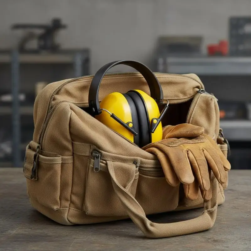 Industrial Head-Mounted Ear Muffs Soundproof Noise-Reducing Ear Protection For Factory Use Comfortable Padded Headband