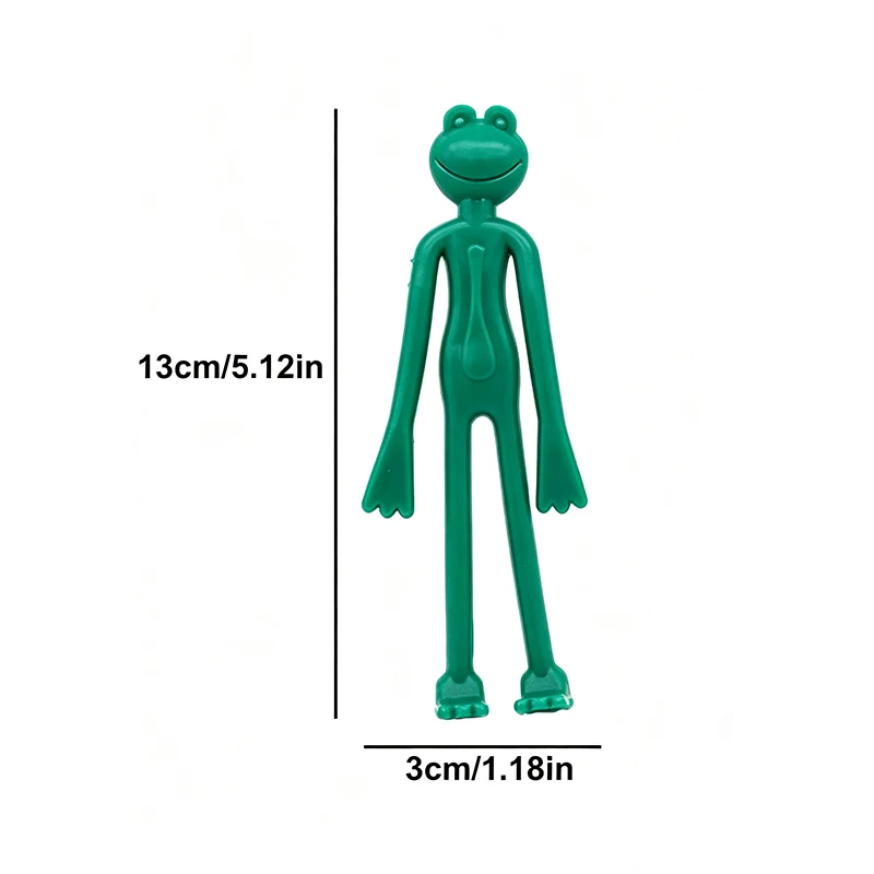 Set of 2 Frog Plant Stakes, Plastic-Coated Wire Plant Supports, Suitable for Climbing Plants, Cute And Sturdy Pot Stakes, Frog