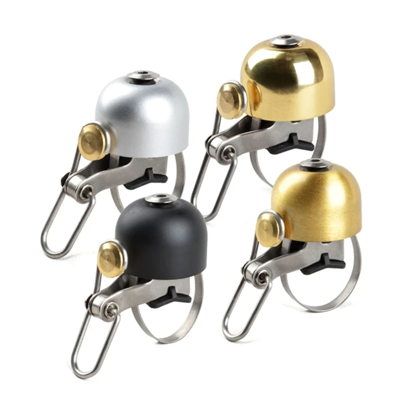 

Loud Sound Coppers Mountain Bike Handlebar Rings Horn Safe Cycling Warning Alarm