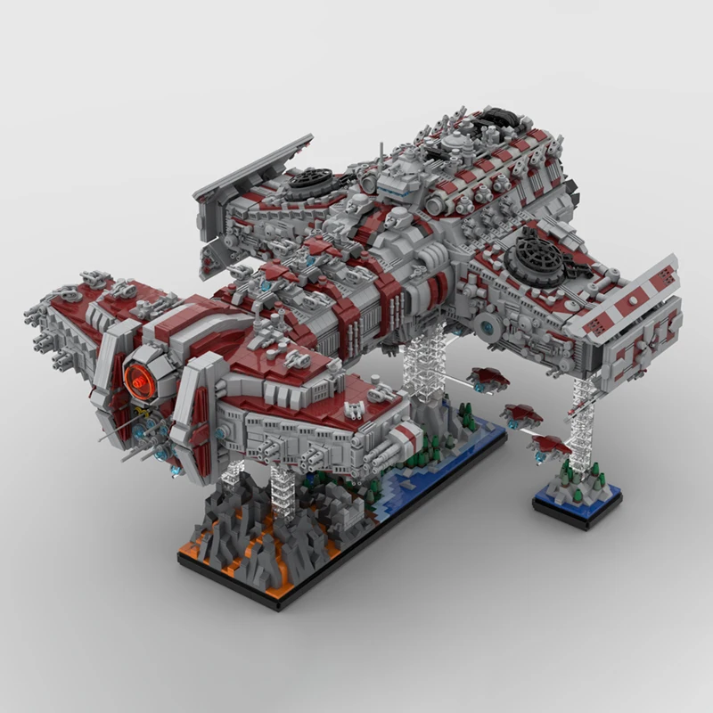11262pcs MOC Battlecruiser StarCraft Inspired Space Model Toy Building Blocks Construction Christmas Gift Creative 3D Education