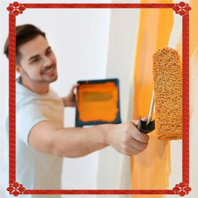 

24-Hour Delivery Small Textured Paint Roller 4Pcs 9Inch For Painting For Painting Walls Popcorn Ceiling Home Improvement