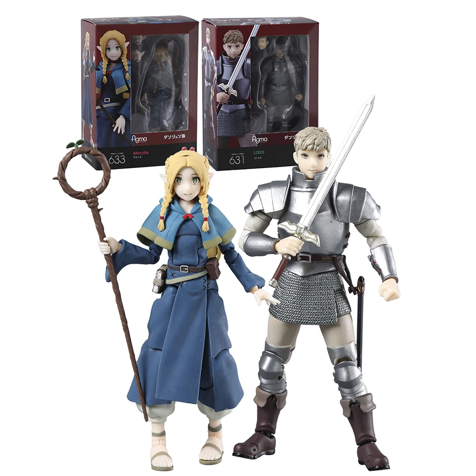 Figura de acción figma 631 Delicious in Dungeon Laios Touden 633 Marcille, modelo de decoración, juguete de PVC