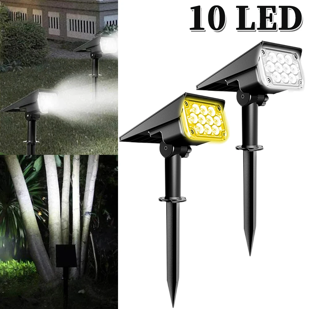 

1PCS Solar Power Light Adjustable Light Temperature Solar Garden Light outdoor IP65 Solar Lamp Super Bright Solar Spotlight