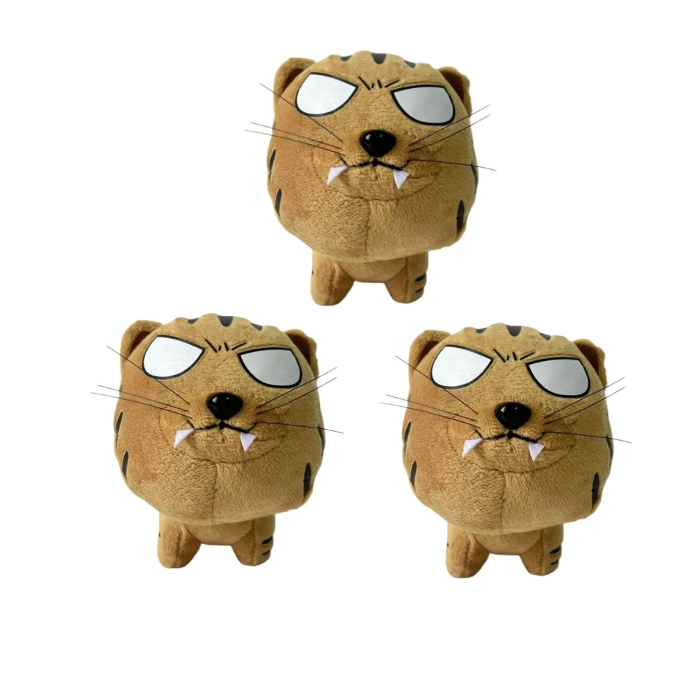 

Новая аниме ТИГР ДРАКОН, плюшевая кукла, игрушка 20 см, мультяшный милый мягкий тигр в пальме, куклы, плюшевая игрушка, периферия для ребенка, подарок на день рождения