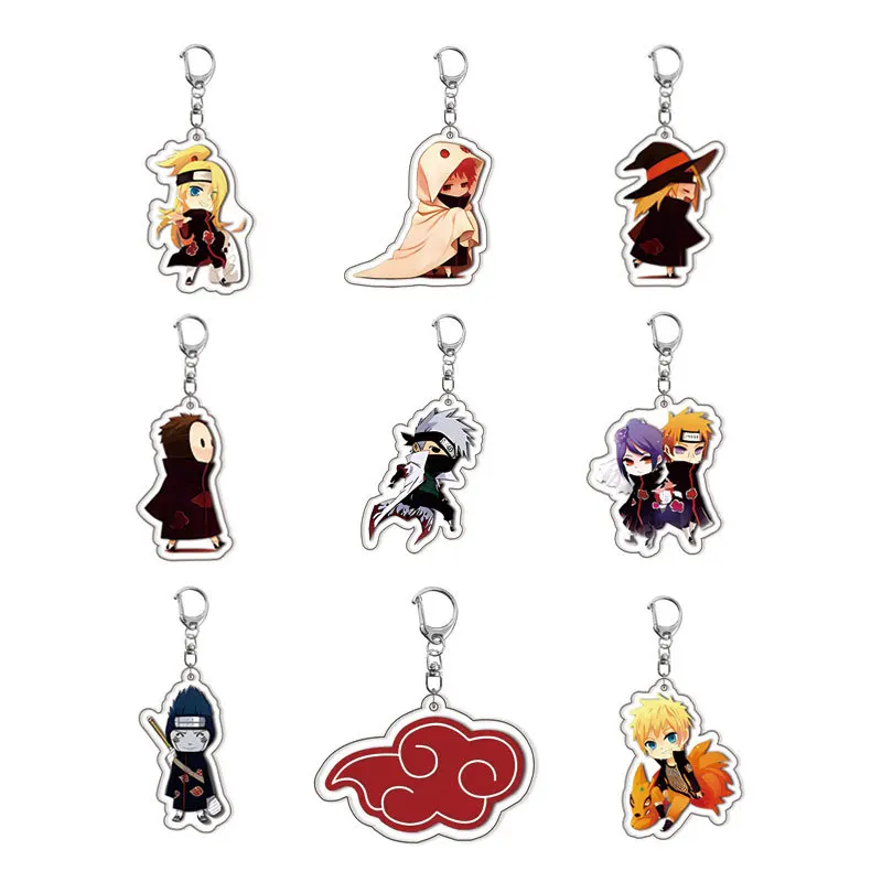 

Naruto Lovely Keychain Acrylic Keychain Jewelry Fans Key Chain Campus Related Products Creativity Friends Cartoon Accessories
