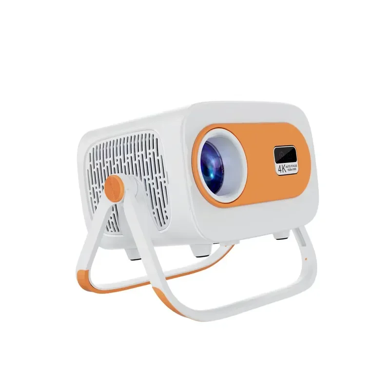 4K Smart Android Portable Projector High Brightness Mini Home Theater with Wifi for Movie Night Entertainment System Device