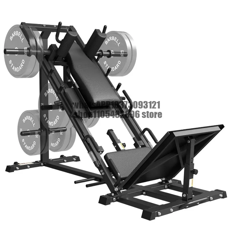 Leg Press Hack Squat Machine Combo, Leg Exercise Machine with Linear Bearing, 45-Degree Lower Body Special with, Customized