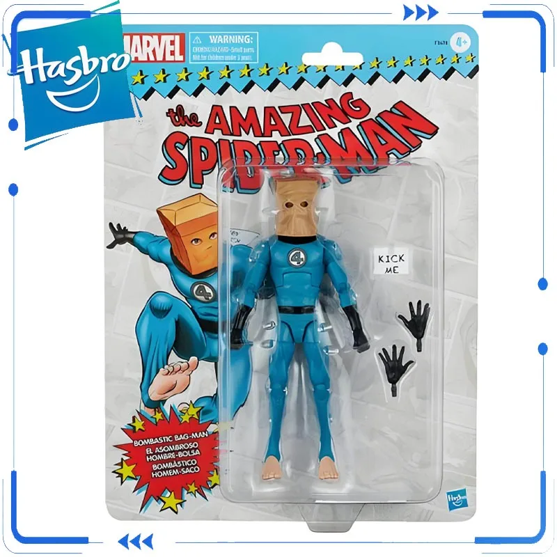 

Genuine Hasbro Marvel Legends Fantastic Four Bag-Man Spider-Man 6 Inch Action Figure Toys for Boys Girls Gift Collectible Model
