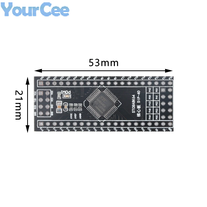 STC8A8K64D4 Learning Demo System Core Development Board Module SPI Compatible Flash Microcontroller 51