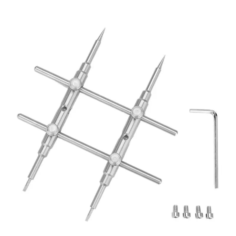 Llave inglesa para lentes cámara, puntas curvas 25-130MM, herramienta apertura para DSLR