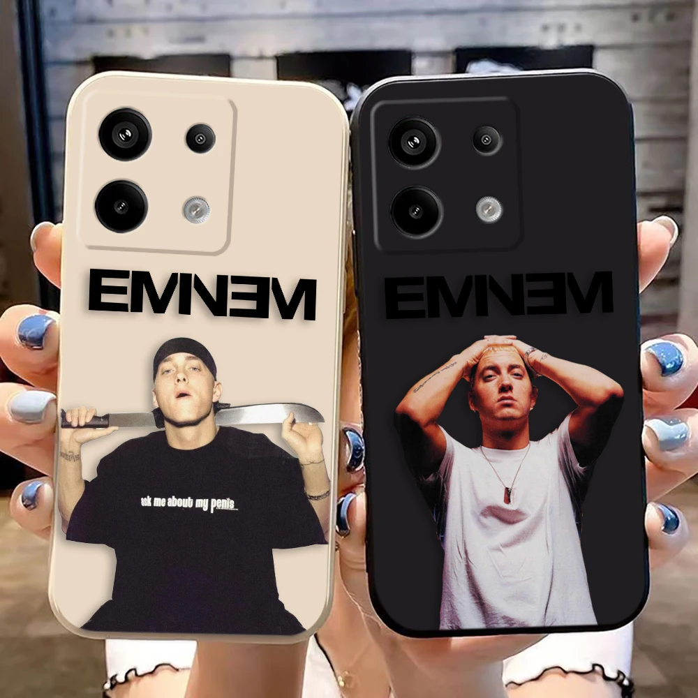 

Hip Hop Singer e-Eminem Cover Phone Case For Xiaomi Redmi NOTE 13 12 12S 11 11T 11S 10 10T 10S 9 8 7 PRO PLUS Color Case Funda