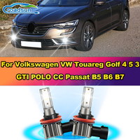 12000LM Canbus H8 H9 H11 LED Fog Light 100W Car Fog Lamp 12V For Volkswagen VW Touareg Golf 4 5 3 GTI POLO CC Passat B5 B6 B7