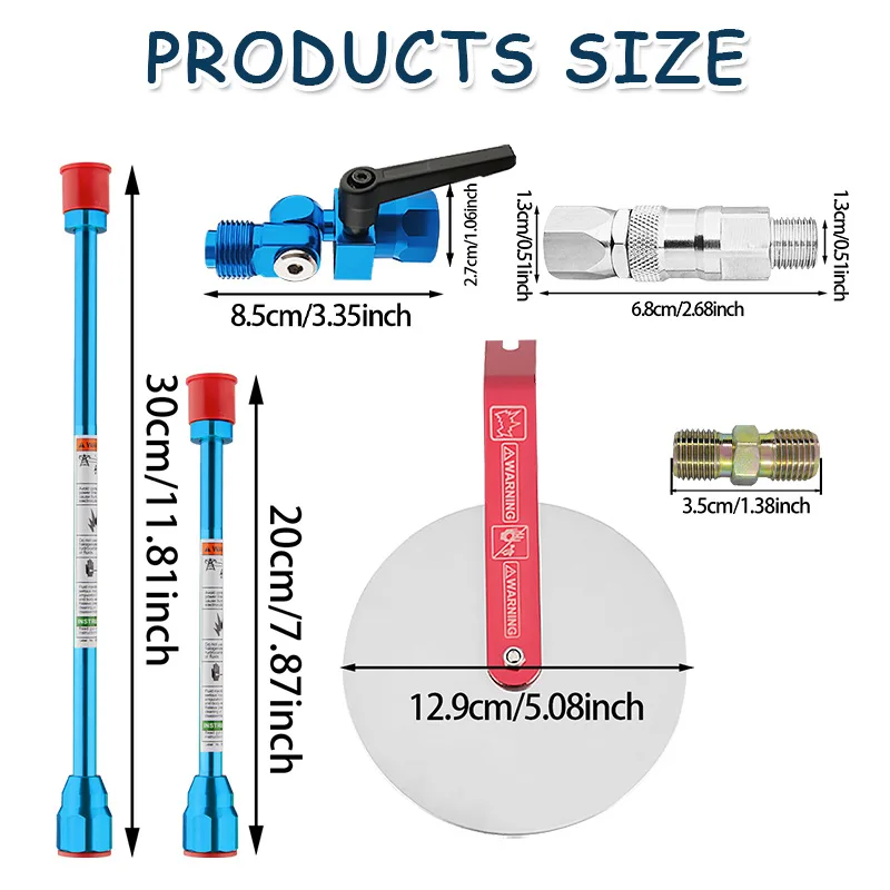 For high pressure airless spraying machine spray gun set high pressure pipe extension rod nozzle splash-proof baffle accessories