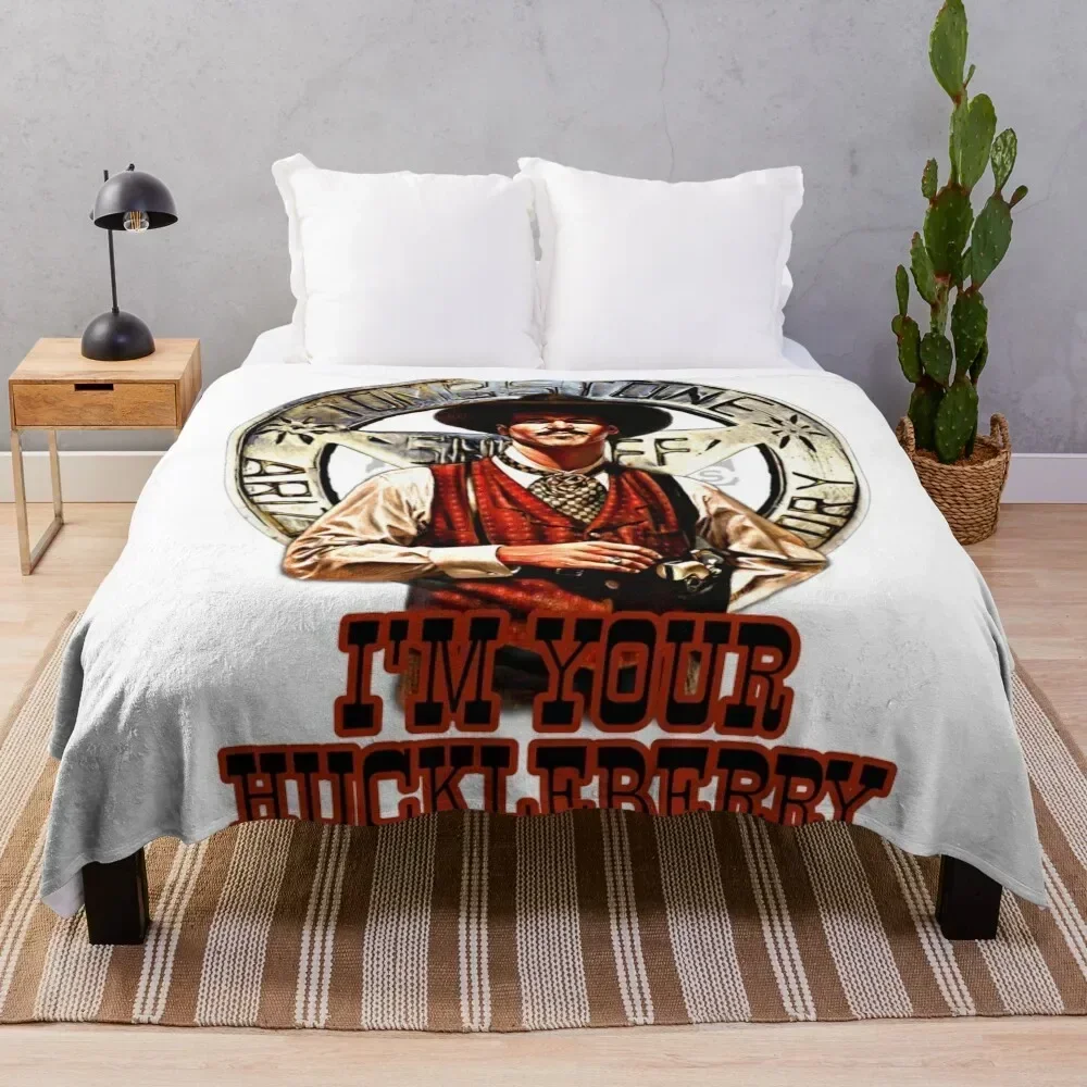 Doc Holliday Tombstone Throw Blanket Custom for sofa Summer Beddings Blankets