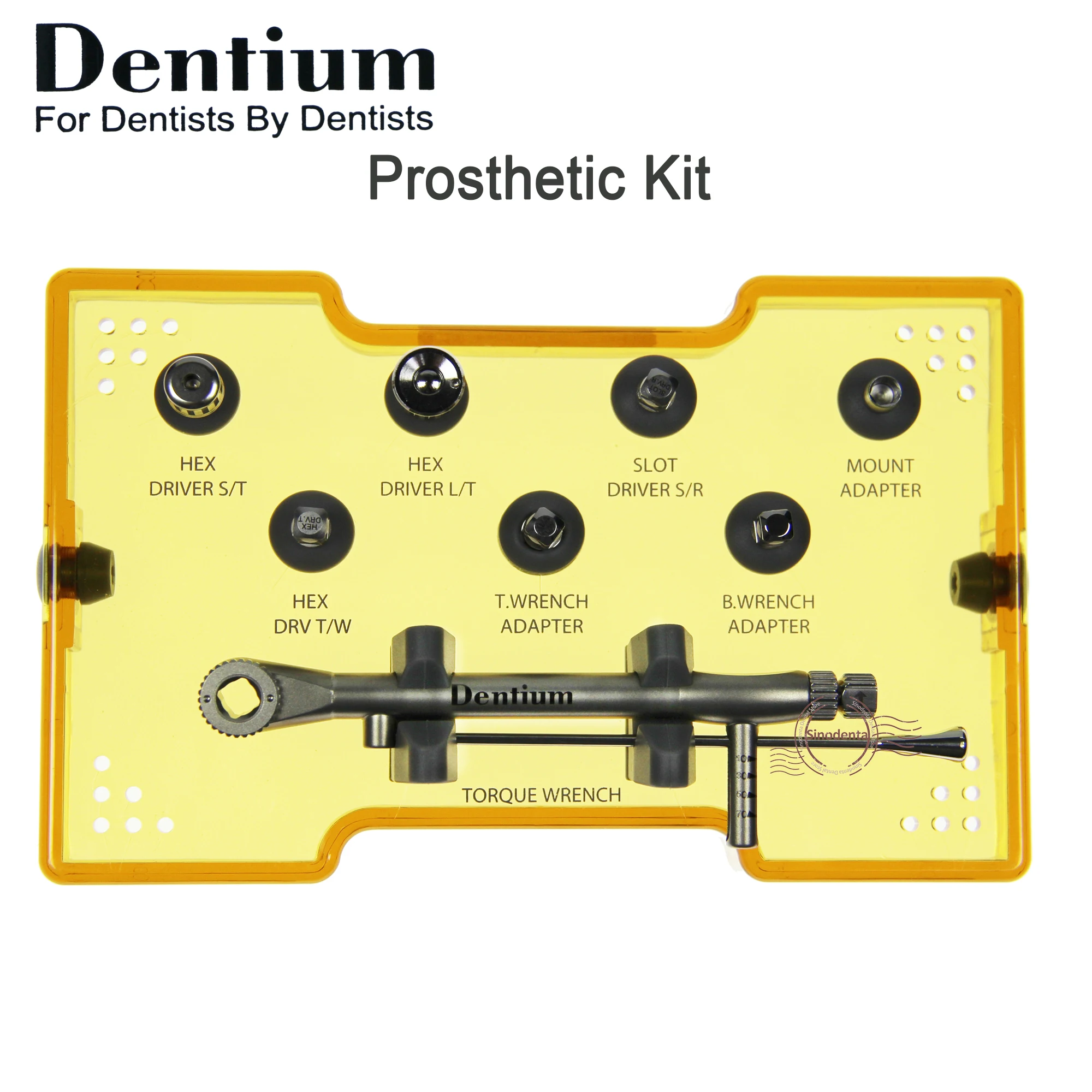 2024 New Dental Implant Instrument Original Dentium Prosthetic Kit Torque Wrench Hex Driver XIP for Dental Implants Restoration