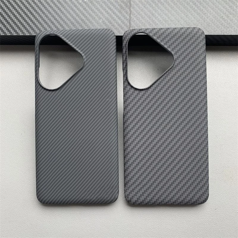 Case For Realme GT 6 6T GT Neo 6 SE 5G Matte Hard Carbon Fiber Texture Pattern Ultra Thin Cover Shell Bumper